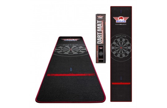 Bulls Carpet Dart Mat Black-R 300 x 65cm 2020 Design