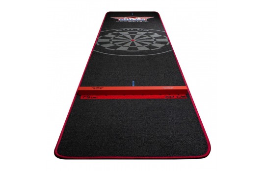 Bulls Carpet Dart Mat Black-R + Oche 300 x 65cm 2020 Design