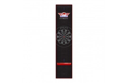 Bulls Carpet Dart Mat Black-R + Oche 300 x 65cm 2020 Design