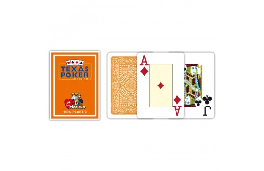 Modiano Cards Black Jack 2 Jumbo Index Orange