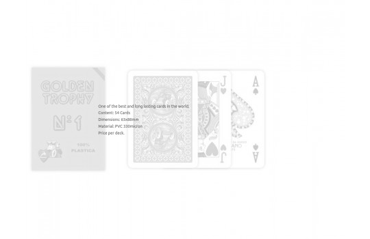 Modiano Cards Golden Trophy 4 Index Red