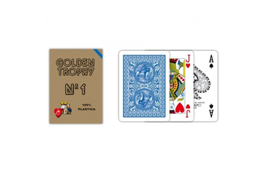 Modiano Cards Golden Trophy 4 Index Blue