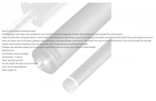 Φλες Στέκας Predator Revo 11.8 Uniloc White Vault Plate (Preview 3)