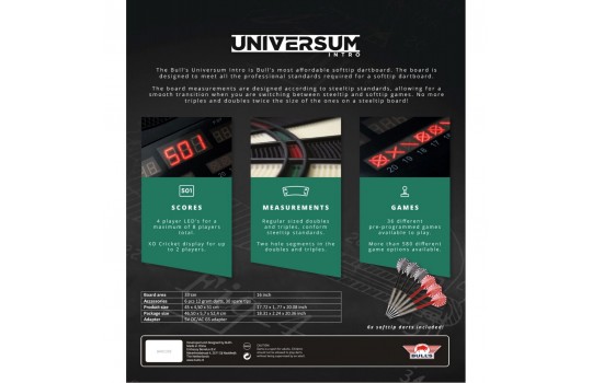 Universum Intro Softtip Board Blue/Red