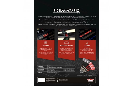 Universum Pro Softtip Board Blue/Red