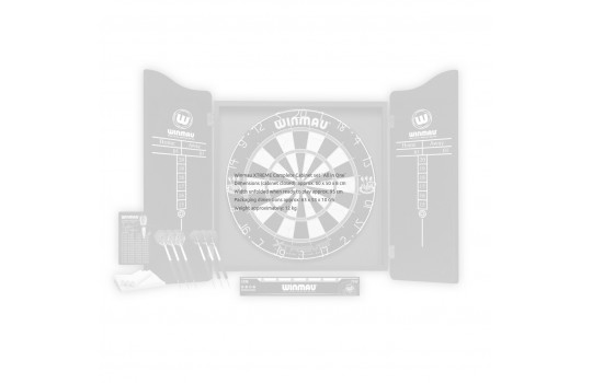 Winmau Dartboard Set XTREME + Cabinet