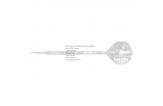 Super Drive Black 90% Tungsten 24g