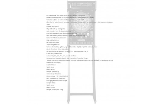 Dartautomat E-Master with Floor Stand