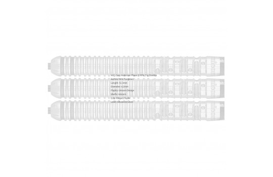 W.C. Gary Anderson Phase 5 90% 21g Steeltip (Preview 4)
