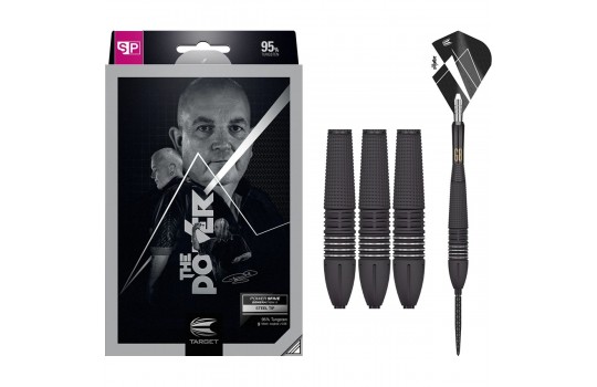Phil Taylor Power 9Five 95% Swiss G8 24 gram Steeltip (Preview 2)