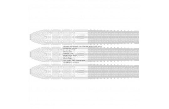 Raymond van Barneveld RVB95 G4 95% Swiss 23 gram Steeltip