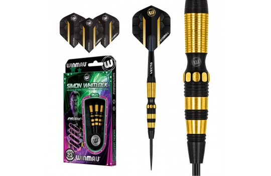 Simon Whitlock Onyx & 24c Gold Plating Steel tip 23g