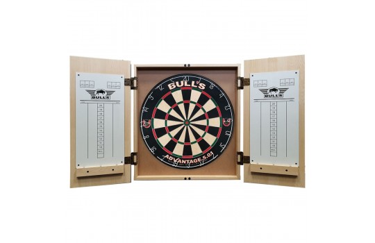 Chalk Deluxe Cabinet Wood Light Oak