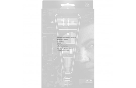 Nathan Aspinall Black 90% 18g Softtip (Preview 4)