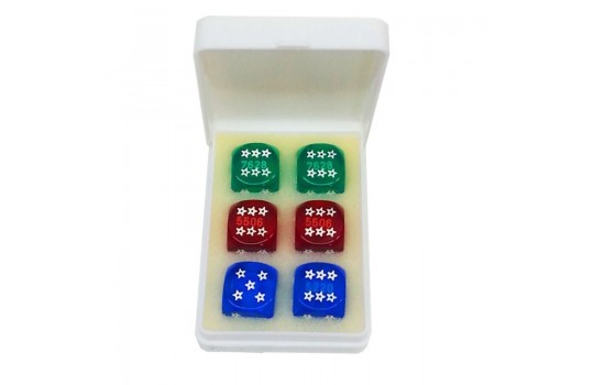 Star Dices Set 19mm (Numbered) Big