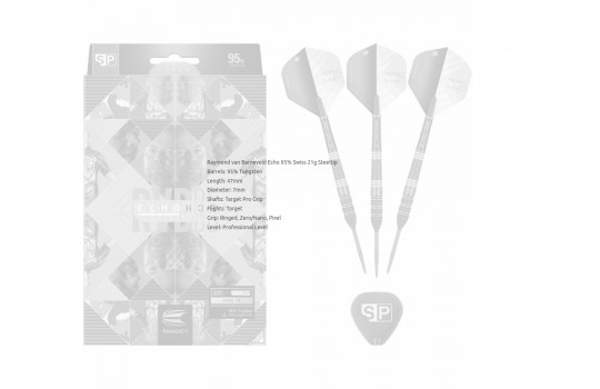 Raymond van Barneveld Echo 95% Swiss 21g Steeltip