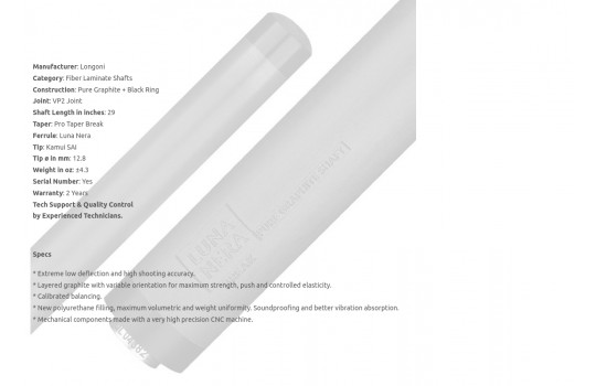 Break Shaft Longoni Luna Nera VP2 12.8 with Kamui SAI (Preview 6)