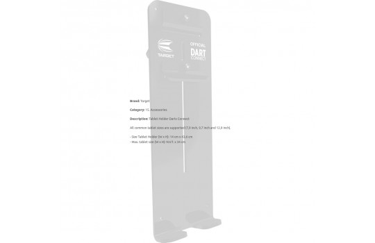 Βάση Τοίχου για Tablet Official Darts Connect 