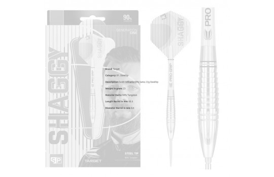 Scott Williams 90% Swiss 23g Steeltip