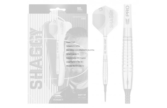 Scott Williams 90% 18g Softtip (Preview 3)