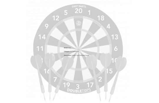 Shot Double Tops Dartboard Game
