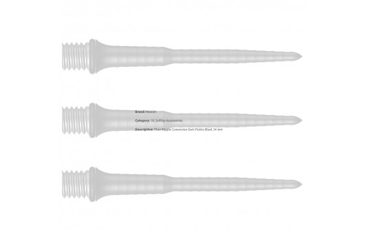 Titan Ripple Conversion Dart Points Black 34 mm