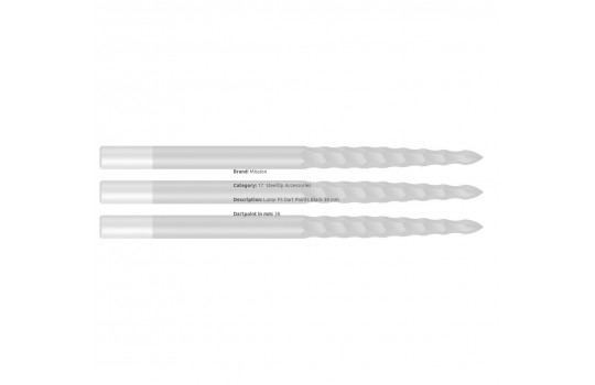 Lunar FS Dart Points Black 38 mm