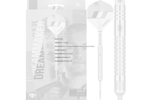 Dimitri Van Den Bergh 90% Swiss G2 25 gram Steeltip