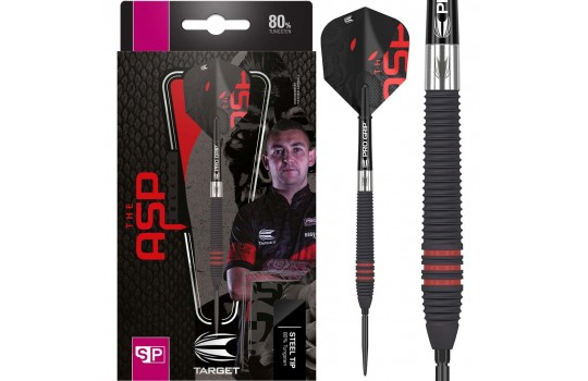 Nathan Aspinall Black 80% 22g Swiss Steeltip