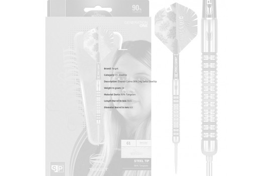 Eleanor Cairns 90% 24g Swiss Steeltip