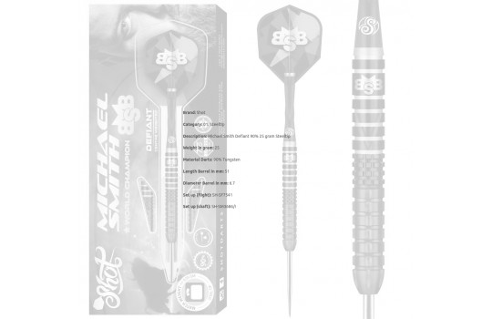 Michael Smith Defiant 90% 25 gram Steeltip (Preview 3)