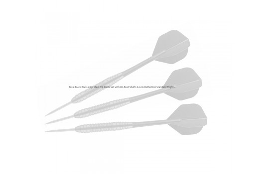 Total Black Brass 20gr Steel Tip (Blister Pack)