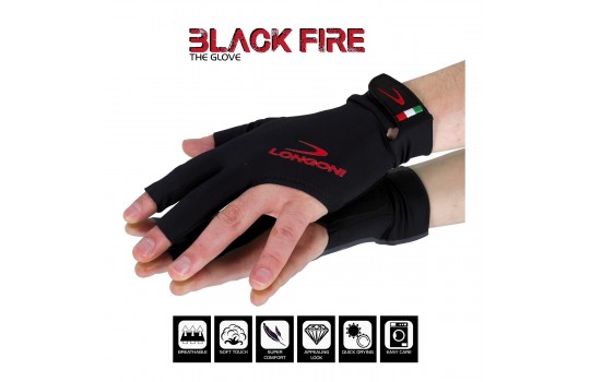 Glove Longoni Black Fire Sx Size XXL