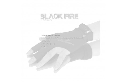 Glove Longoni Black Fire Sx Size XXL