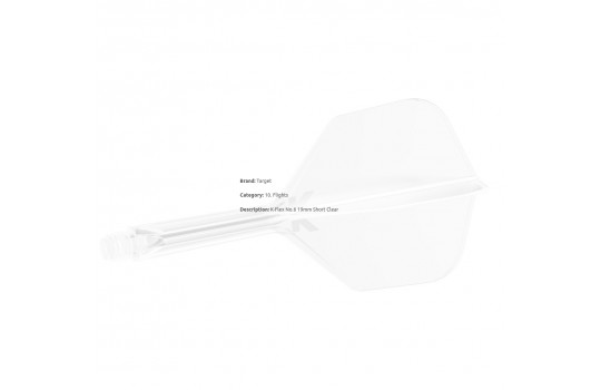 K-Flex No.6 19mm Short Clear