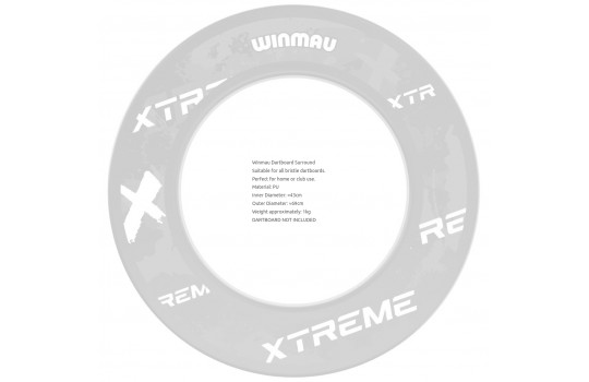 Xtreme Red Edition Dartboard Surround Winmau Black