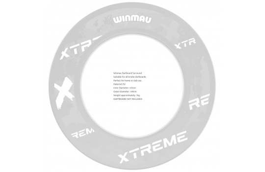 Xtreme Red Edition Surround Στόχου Winmau Μαύρο