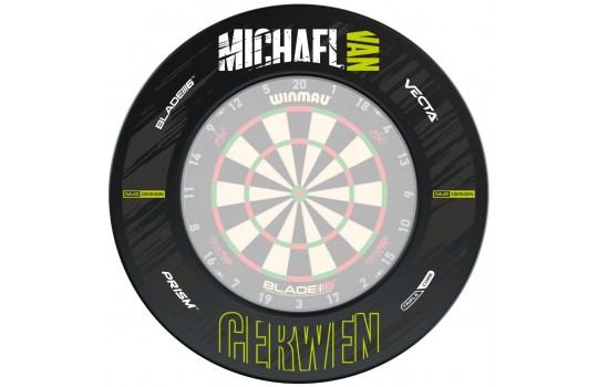 MvG Retro Edition Dartboard Surround Winmau Black