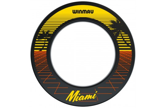 Miami Edition Dartboard Surround Winmau Black
