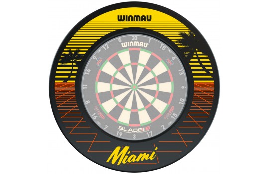 Miami Edition Dartboard Surround Winmau Black