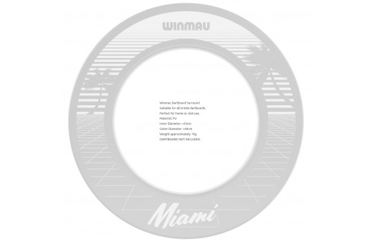 Miami Edition Surround Στόχου Winmau Μαύρο