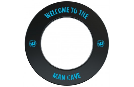 Man Cave Dartboard Surround Winmau Black