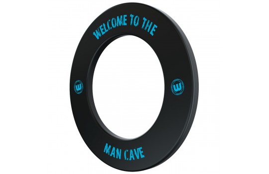 Man Cave Dartboard Surround Winmau Black
