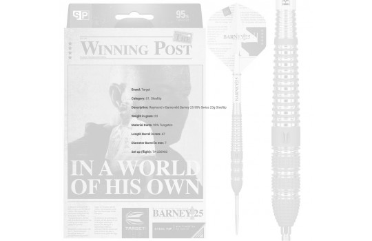 Raymond v Barneveld Barney 25 95% Swiss 23g Steeltip
