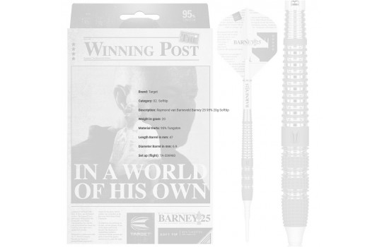 Raymond van Barneveld Barney 25 95% 20g Softtip