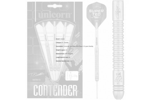 Contender Ted Evetts 90% Phase 2 23 gram Steeltip