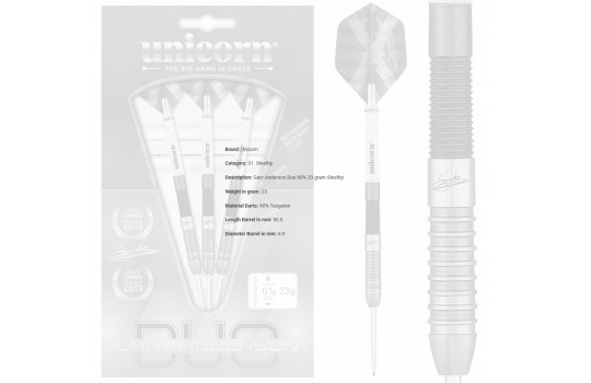 Gary Anderson Duo 90% 23 gram Steeltip