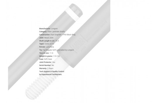 Shaft Longoni Luna Nera FC71 WJ
