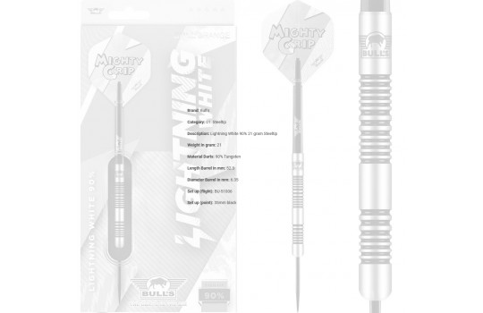 Lightning White 90% 21 gram Steeltip