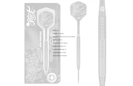 Bradley Brooks 90% 23g Steeltip SH-BBST-23